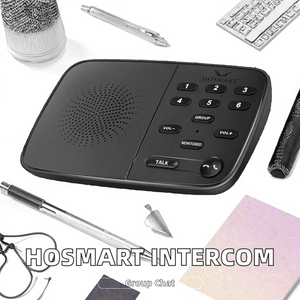 Hosmart FCC sistema di interfono <span class=keywords><strong>Wireless</strong></span> certificato facile digitale palmare a due vie Walkie Talkie per uso ufficio e casa 10km di autonomia - Product Image 3