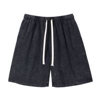Style japonais à la mode marque hommes été cinq points Shorts lourd lavé flocon de neige vêtements de travail nouvelle poche ample pur coton tricoté