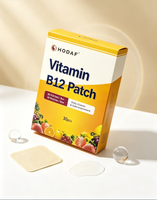 Patch transdermique de vitamine B12 à marque privée, 30 unités – Favorise le niveau d'énergie et le bien-être du système nerveux, absorption cutanée