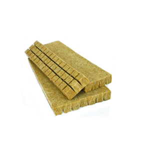 Blocs de laine de roche hydroponiques pour semis, substrat de culture pour laitue, basilic et épinards - Product Image 3