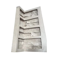 Moules en plastique pour panneau mural en fausse pierre PU Matériau durable en polyuréthane et béton coulé avec conception en pierre artificielle