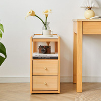 Table d'appoint en bois avec deux tiroirs et 2 tiroirs pour le salon et la chambre à coucher, offre spéciale