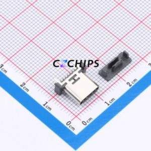 HX-TYPE-C 16P 180 LT H9.3 VERT <b>socket</b> <b>USB</b> Connector SMD Connector Type-C Female Vertical Mount 16P - Product Image 1