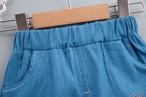 Conjuntos de Ropa para Niños, Marca de Jeans de Algodón, Modelos de Camisetas y Pantalones Cortos para Hombre, Venta al Por Mayor - Product Image 5