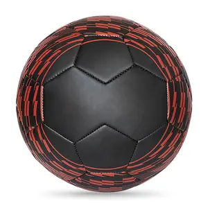 Professional match Size 5 Machine Sewing premium leather soccer pu leather promotional custom ball Football