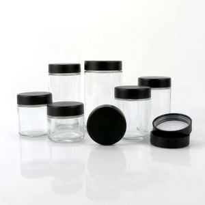 Tarro de vidrio al por mayor de boca ancha para almacenamiento de miel de abeja con tapa de plástico, 30ml, 60ml, 90ml, 120ml, 150ml, 180ml, 300ml, 540ml - Product Image 1