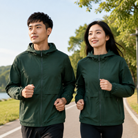Veste bomber imperméable et coupe-vent en polyester 100% écologique pour l'entraînement des équipes de football, unisexe, vente en gros