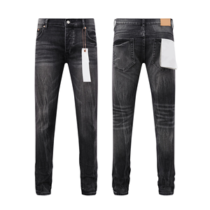 <span class=keywords><strong>Jeans</strong></span> da <span class=keywords><strong>Uomo</strong></span> <span class=keywords><strong>di</strong></span> Alta Qualità Ksubiy, Nuova Collezione, Slim Fit, Effetto Vissuto, Strappati, Vita Media, Pantaloni Casual per l'Autunno - Product Image 3