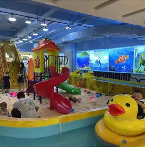 Dinosaur Theme Waterway Drifting Amusement Adventure Playground Facilities River Rafting Waterway With Slide Park