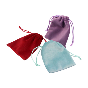 Bolsa de Terciopelo <span class=keywords><strong>Lisi</strong></span> de 7*9cm con Cordón, Bolsa de Almacenamiento de Tela Suave para Joyas, Dulces, Regalos, Reciclable con Impresión Estampada - Product Image 3