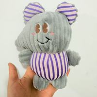 Jouets pour chiens en peluche, design souris, avec son et bruit froissé, en gros, provenant d'un fabricant chinois.