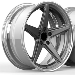 Rines de Aleación Forjados de 2 Piezas con Diseño Cóncavo Profundo 5x112 de 20, 21 y 22 Pulgadas para AMG GT W223 W213 S600 Maybach Porsche Macan y Audi Q5 - Product Image 1