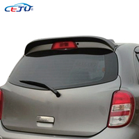 Aileron de toit de coffre arrière de voiture ABS personnalisé lèvre de botte Highkick Ducktail pour Nissan March Renault Pulse Micra K13 2010-2015
