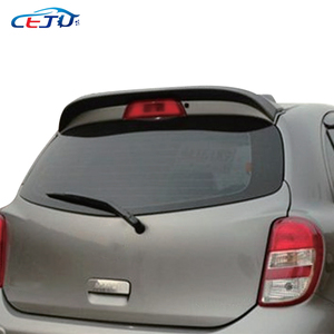 Aileron de toit de coffre arrière de voiture ABS personnalisé lèvre de botte Highkick Ducktail pour <span class=keywords><strong>Nissan</strong></span> March Renault Pulse <span class=keywords><strong>Micra</strong></span> K13 <span class=keywords><strong>2010</strong></span>-2015 - Product Image 6