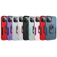 Combo robuste armure coque de téléphone pour iPhone 15 14 13 bague couverture arrière pour iPhone 13 pro max hybride étui antichoc PPC20