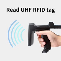 Emulador de Teclado RFID UHF, Lector de Tarjetas Inteligentes USB/BT, Material ABS, Lector de Proximidad
