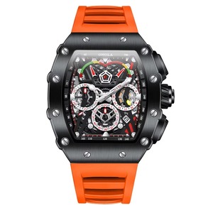 Drioshipping <b>Chronograph</b> <b>Automatic</b> Watches Men Wrist Skeleton Hollow Mechanical Wristwatch Montre Onola - Product Image 5