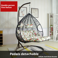 Chaise suspendue moderne chaise de panier de balançoire extérieure balcon intérieur nid d'oiseau hamac chaise de couchage à bascule
