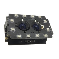 Módulo de Cámara Binocular con Reconocimiento Facial ZYKD de 2MP, Visión Nocturna Infrarroja de 850nm, USB, Detección de Vida Real, Micrófono Integrado