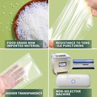 Sacs et rouleaux sous vide personnalisés anti-humidité pour la conservation des aliments, viande congelée, poisson, légumes, serpent