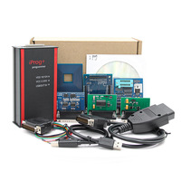 IProg+ Programmeur Outil de Diagnostic OBD2 ECU Tacho IMMO Réinitialisation Airbag Correction Kilométrage Programmation Clés avec Adaptateurs Complets