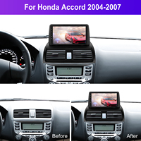 Podofo Double Din 9 ''Android autoradio sans fil Carplay Android Auto pour Honda Accord 2004-2007 RDS HIFI vente en gros livraison directe