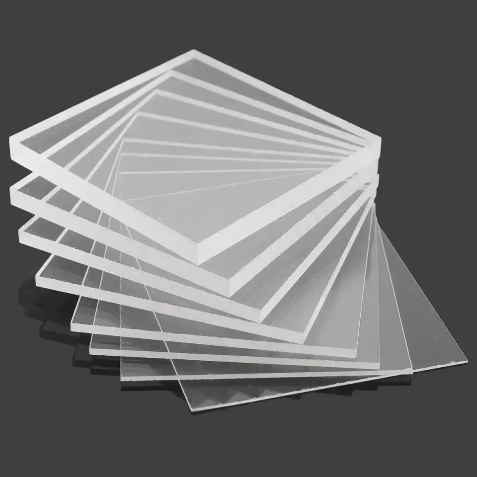 Прозрачные акриловые панели 10-100 мм прозрачные Волнистые Пластиковые резиновые листы слюдяной большой палец гибкий прозрачный пластик