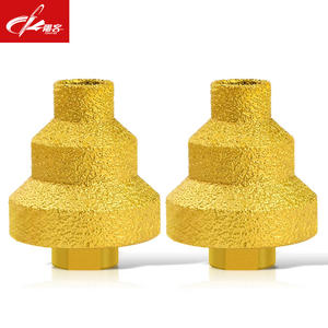 Jeu de forets à <span class=keywords><strong>tour</strong></span> diamantée brasés M10/M14 intégrés <span class=keywords><strong>pour</strong></span> le forage de dalles de pierre et de marbre - Product Image 1