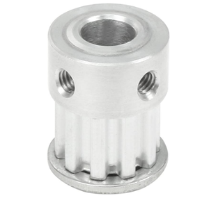 铝<span class=keywords><strong>MXL</strong></span> 20齿孔正时皮带轮法兰同步轮皮带轮由您的图纸 - Product Image 1