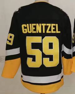 Herren-Eishockeytrikot, Pittsburgh, Genäht: Mario Lemieux 66, Jake Guentzel 59, Sidney Crosby 87, Evgeni Malkin 71, Kris Letang 58 - Product Image 5