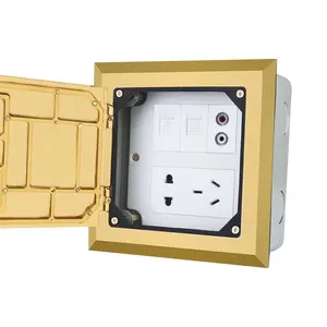 SETO Clamshell Design Floor Power Outlet Exhibition Power Outlet Floor Outlet Box