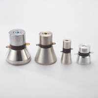 Transductor de vibración ultrasónico de cerámica piezoeléctrico de baja frecuencia 25KHz Oscilador ultrasónico para máquina de limpieza ultrasónica