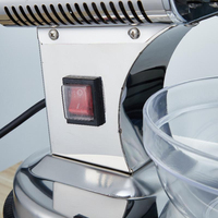 Machine à glace pilée électrique commerciale en acier inoxydable de fabrication chinoise pour bars, fêtes, maison, cuisine, desserts glacés