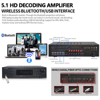 Système de haut-parleurs de cinéma maison 5.1 DTS 3D/4K Son surround avec fonctions Blu-ray USB Aux pour un usage domestique