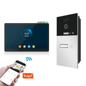 Villa Video Intercom 8-inch Video Door Phone Waterproof Wired Doorbell Intercom System