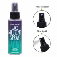 Spray Fixateur Adhésif Fort pour Perruques Lace Front et Extensions Transparent 06 fl oz