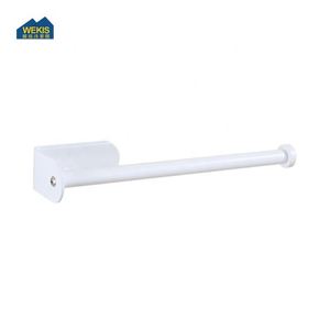 Portarrollos de papel higiénico montado en la pared sin perforación, portarrollos de papel higiénico de Color negro autoadhesivo - Product Image 6