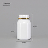 Bouteilles de médicaments et de vitamines en HDPE blanc de qualité alimentaire pour capsules pharmaceutiques – Prix de gros