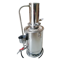 Distillateur d'Eau Industriel Électrique de Laboratoire en Acier Inoxydable 3L à Commande Automatique avec Alarme de Coupure de Courant