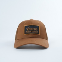 Casquettes de camionneur structurées à 6 panneaux, couleur personnalisée et logo brodé, visière incurvée, en coton, unisexe, casquettes de sport