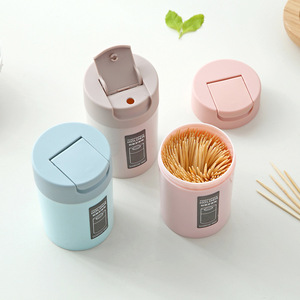 Toothpick Holder Plastic Portable <b>Flip</b> <b>Top</b> For Home Restaurant Hotel Use - Product Image 2