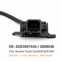 Nuevo Sensor de Óxido de Nitrógeno (NOx) 0281007434 2609536 para Camión Scania, Sistema SCR, Estándar OE