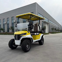 Nouveau design de voiturette de golf électrique 4x4 à quatre roues motrices pour hôtels, complexes hôteliers, parcs et terrains de golf