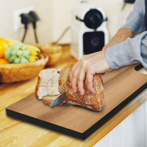 Youlike 2024 nuevo lanzamiento de buena calidad al por mayor juego de tabla de cortar de madera de acacia con envoltura negra delicada - Product Image 6