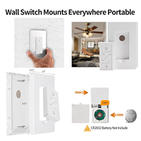 Interrupteur intelligent à un seul bouton DK02, variateur de lumière universel, 110V, compatible Alexa, interrupteur mural US