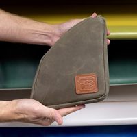 Étui de transport personnalisé en toile avec fermeture éclair pour aileron de planche de surf – Sac de rangement pour aileron de surf