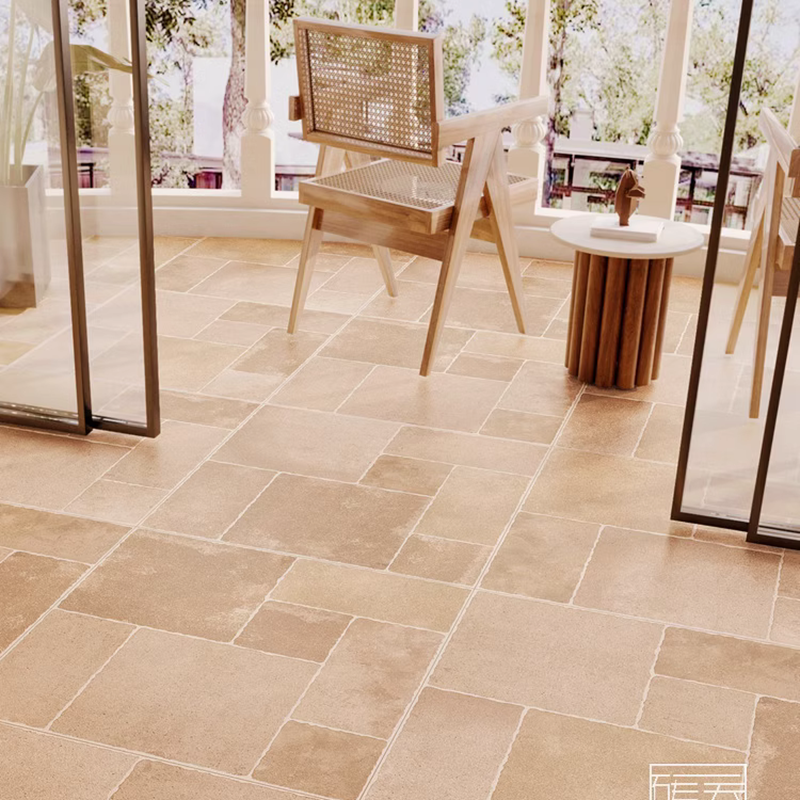 Antique Lime Stone Castle Tile for