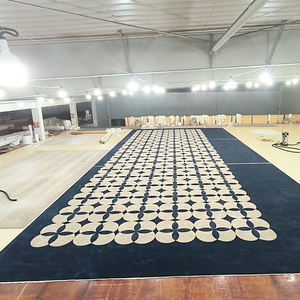 Tapis d'hôtel de luxe de haute qualité, tapis sur mesure du mur au mur, antidérapant, fait main, en laine tuftée - Product Image 1