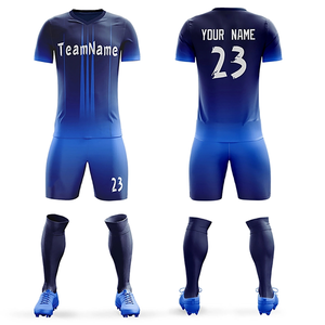 Nouvel ensemble maillot et short de football 2026 personnalisé, léger, anti-humidité, uniforme d'équipe, fabrication en gros - Product Image 6
