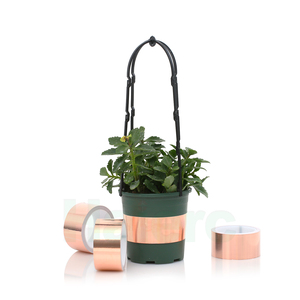 Ruban adhésif en cuivre Haierc pour limaces et escargots, adhésif double conducteur, barrière <span class=keywords><strong>de</strong></span> mise à la terre pour les limaces dans les jardins. - Product Image 1